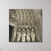 Status van Notre Dame Canvas Afdruk (Voorkant)