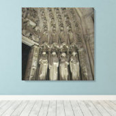 Status van Notre Dame Canvas Afdruk (Insitu (Houten vloer))
