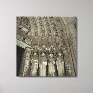 Status van Notre Dame Canvas Afdruk