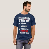 Status van relatie door leraar economie t-shirt (Voorkant volledig)
