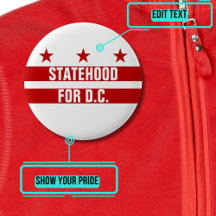 Status van Washington DC-Button