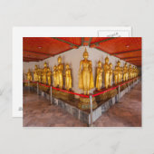 Status van Wat Pho in Bangkok Thailand Briefkaart (Voorkant / Achterkant)