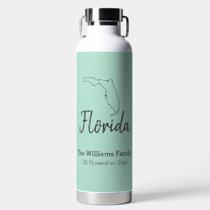 Statuskaart op persoonlijke titel van Florida Fami Waterfles