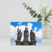 Statussen in Charles Bridge Briefkaart (Staand voorkant)