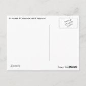 Statussen in Charles Bridge Briefkaart (Achterkant)