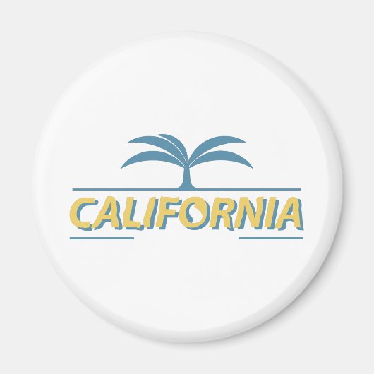 Statustekst Californië Magneet (Voorkant)