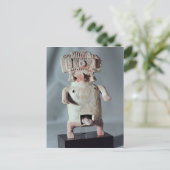 Statutaat van een vrouw die bevallen briefkaart (Staand voorkant)