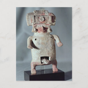 Statutaat van een vrouw die bevallen briefkaart