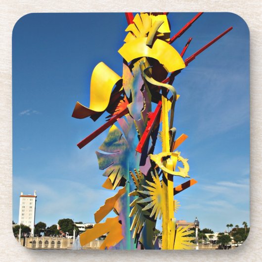 Statuten als eerbetoon aan het vrijwilligerswerk bier onderzetter (Voorkant)