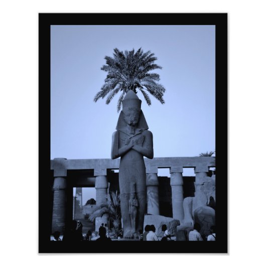 Statuut van Amenhotep Foto Afdruk (Voorkant)