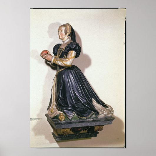 Statuut van Antoinette de Fontette Poster (Voorkant)