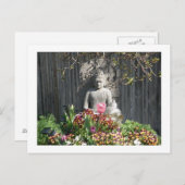 Statuut van Boeddha Briefkaart (Voorkant / Achterkant)