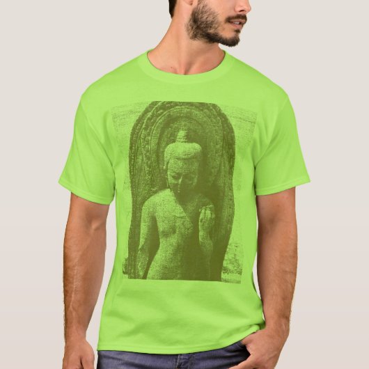 Statuut van Boeddha T-shirt (Voorkant)