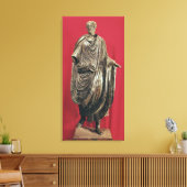 Statuut van Caesar Julianus Pacatianus Canvas Afdruk (Insitu (Woonkamer))