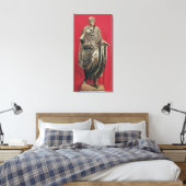 Statuut van Caesar Julianus Pacatianus Canvas Afdruk (Insitu (Slaapkamer))