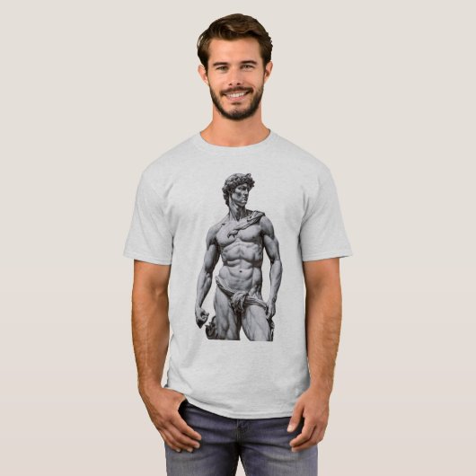 Statuut van David T-shirt (Voorkant volledig)