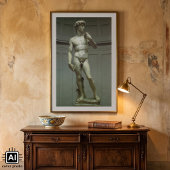 Statuut van David van Michelangelo Poster