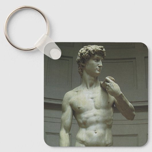 Statuut van David van Michelangelo Sleutelhanger (Voorkant)