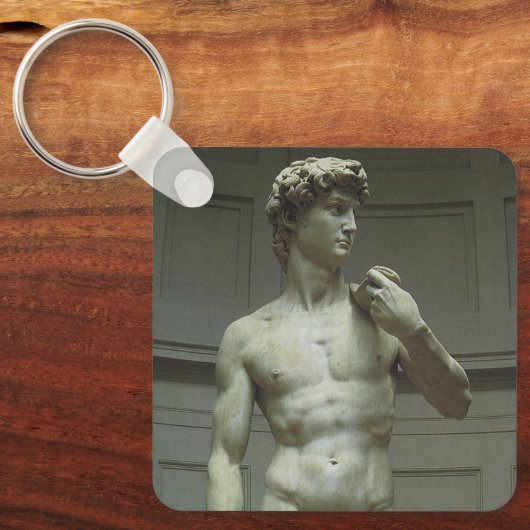 Statuut van David van Michelangelo Sleutelhanger (Voorkant)