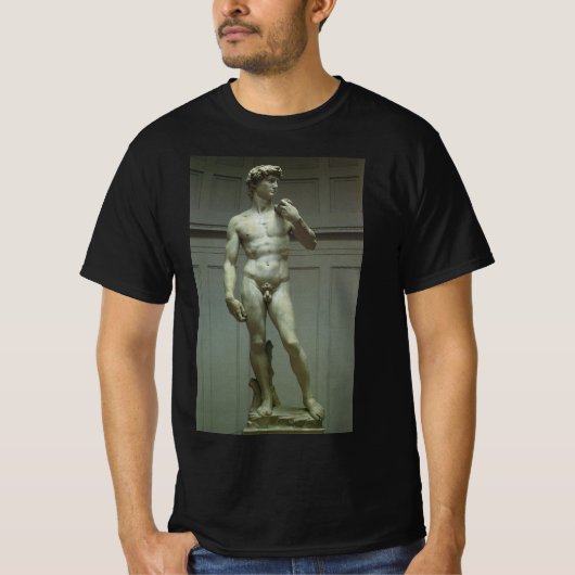 Statuut van David van Michelangelo T-shirt (Voorkant)