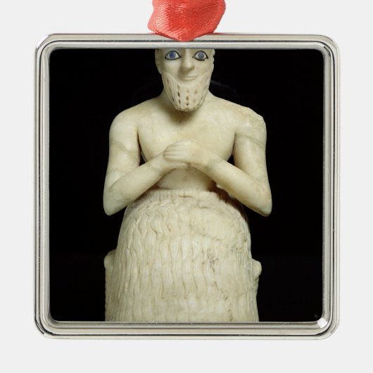 Statuut van de ambtenaar Ebih-Il Metalen Ornament (Voorkant)