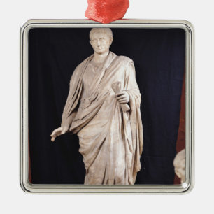 Statuut van de Caesar Augustus Metalen Ornament