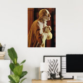 Statuut van de Cure d'Ars Poster (Thuiskantoor)