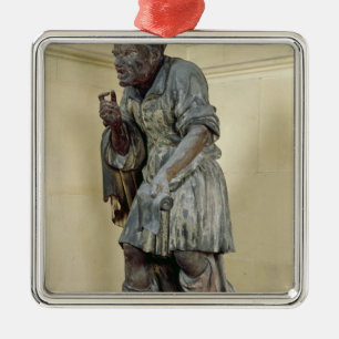 Statuut van de esop metalen ornament