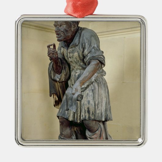 Statuut van de esop metalen ornament (Voorkant)