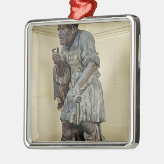 Statuut van de esop metalen ornament (Links)