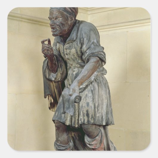 Statuut van de esop vierkante sticker (Voorkant)