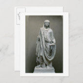 Statuut van de keizer Maxentius (306-312 AD) als P Briefkaart (Voorkant / Achterkant)