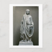 Statuut van de keizer Maxentius (306-312 AD) als P Briefkaart (Voorkant)