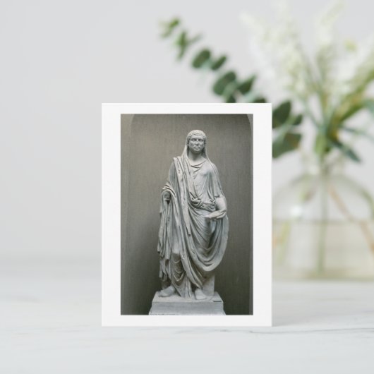 Statuut van de keizer Maxentius (306-312 AD) als P Briefkaart (Staand voorkant)