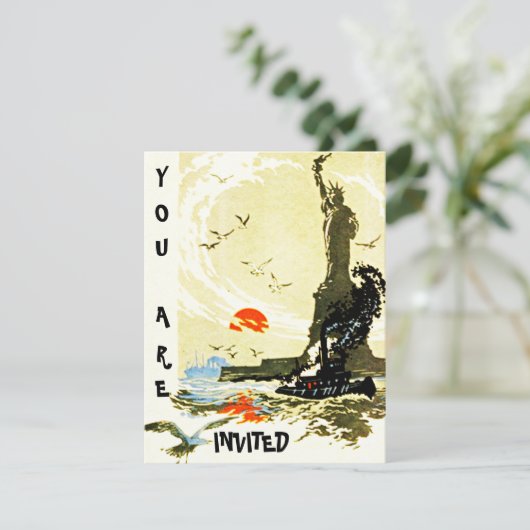 STATUUT VAN DE LIBERTY HARBOR INVITATION EZ2 CUSTO KAART (Staand voorkant)