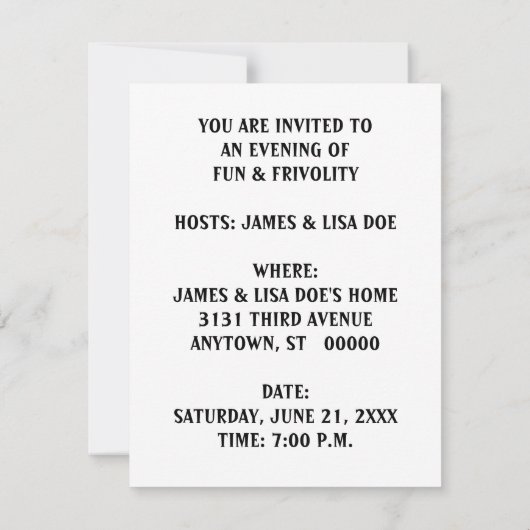 STATUUT VAN DE LIBERTY HARBOR INVITATION EZ2 CUSTO KAART (Achterkant)