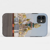 Statuut van de roze olifanten Bangkok Thailand Case-Mate iPhone Case (Achterkant (horizontaal))