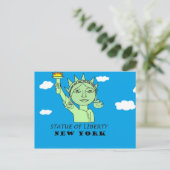 STATUUT VAN DE VRIJHEID BRIEFKAART (Staand voorkant)