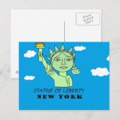 STATUUT VAN DE VRIJHEID BRIEFKAART (Voorkant / Achterkant)