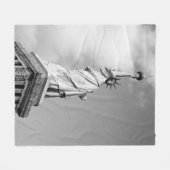 STATUUT VAN DE VRIJHEID FLEECE DEKEN (Voorkant (Horizontaal))