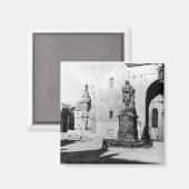 Statuut van Johann Sebastian Bach Magneet (Voorkant / Achterkant)