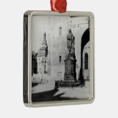 Statuut van Johann Sebastian Bach Metalen Ornament (Rechts)