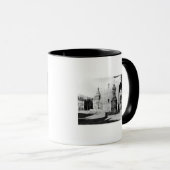 Statuut van Johann Sebastian Bach Mok (Voorkant rechts)