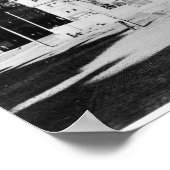 Statuut van Johann Sebastian Bach Poster (Hoek)