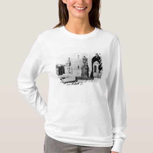 Statuut van Johann Sebastian Bach T-shirt (Voorkant)