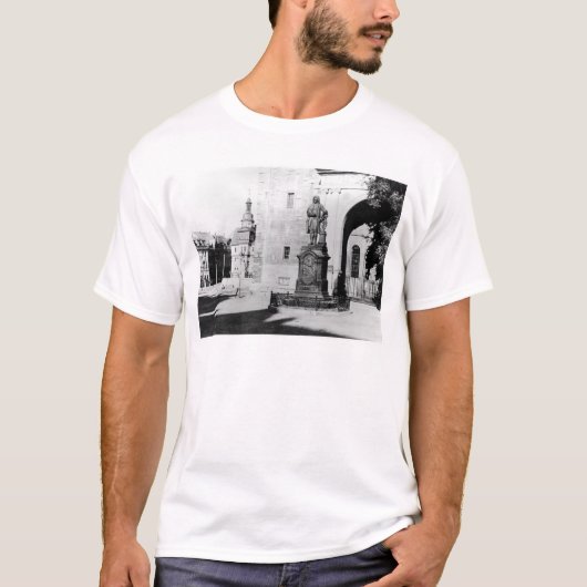 Statuut van Johann Sebastian Bach T-shirt (Voorkant)