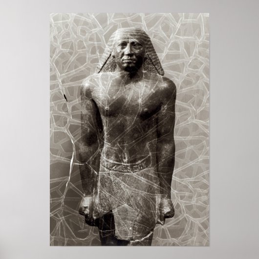 Statuut van Mentuemhat, gouverneur van Thebes Poster (Voorkant)