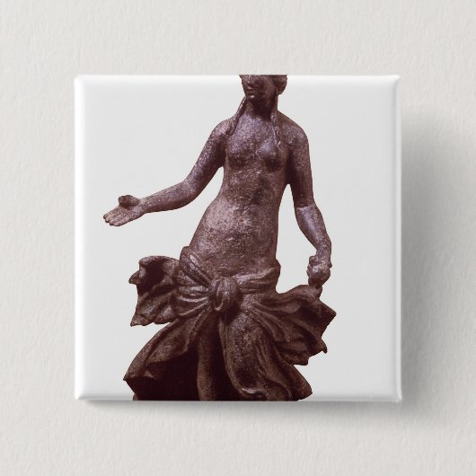 Statuut van Venus, late 1e of 2e eeuw AD Vierkante Button 5,1 Cm (Voorkant)