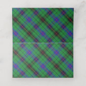 Staty Clan Davidson Tartan Motto Plaatskaartje (Binnenkant ongevouwen)