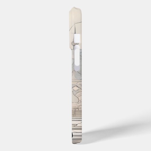 Statzwarte kat, digitale kunst Case-Mate iPhone case (Achterkant / Links)